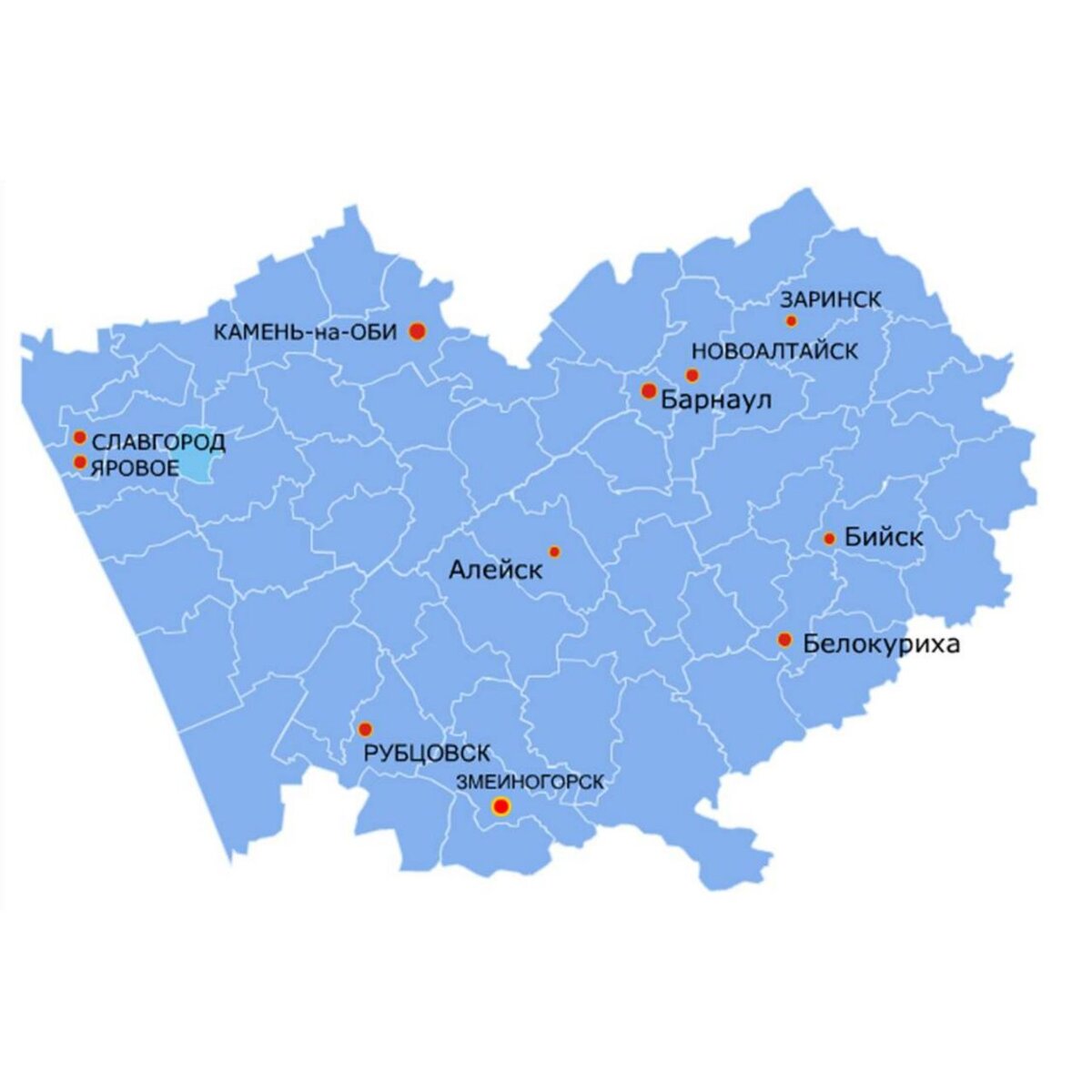 Карта славгорода алтайский
