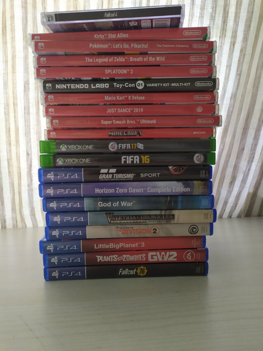 Моя коллекция игр на физических носителях