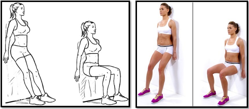 Стульчик у стены