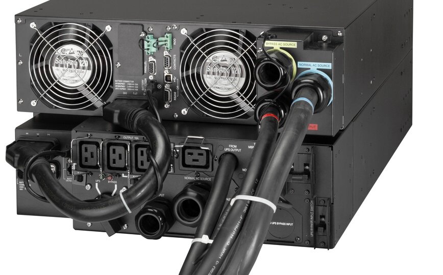 подключение ибп, вид сзади