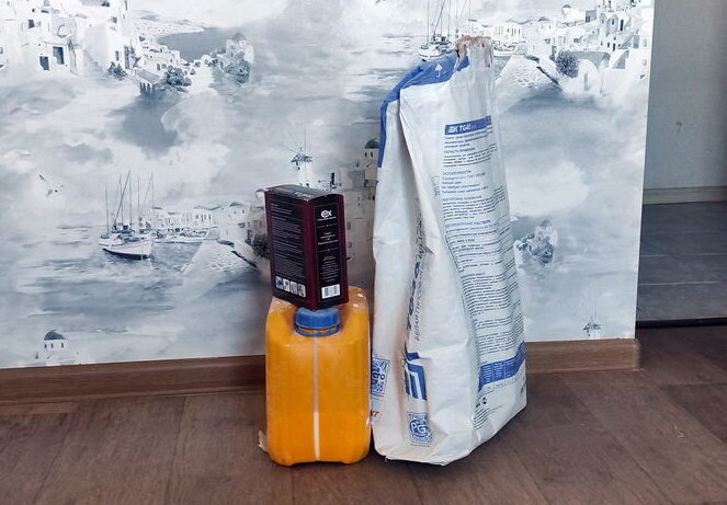 То, что осталось от отделки кухни