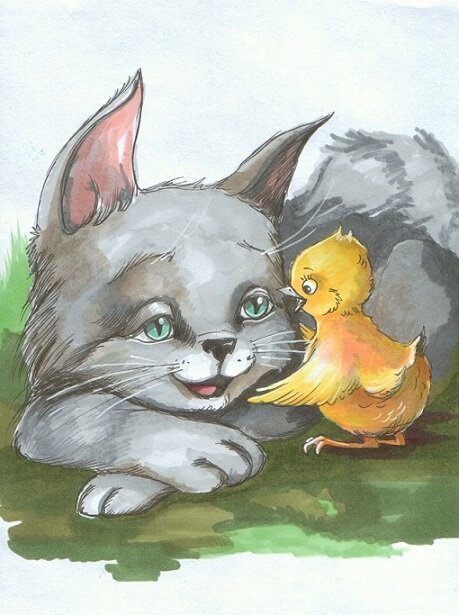 Иллюстрация к сказке художницы Марии Ратьковой.