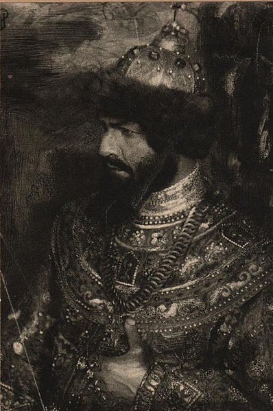 В роли Бориса Годунова