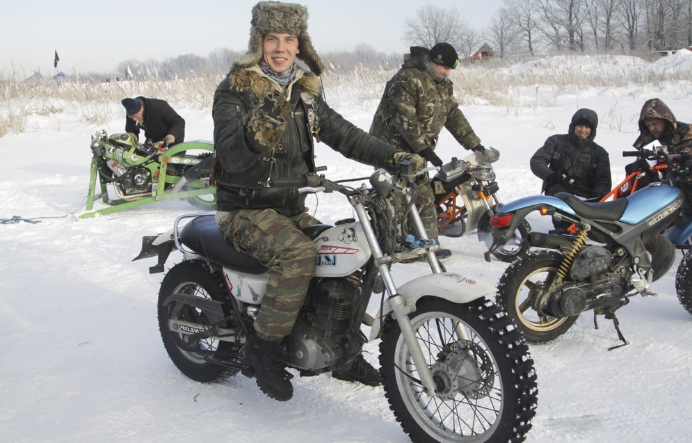 Байкеры зимой