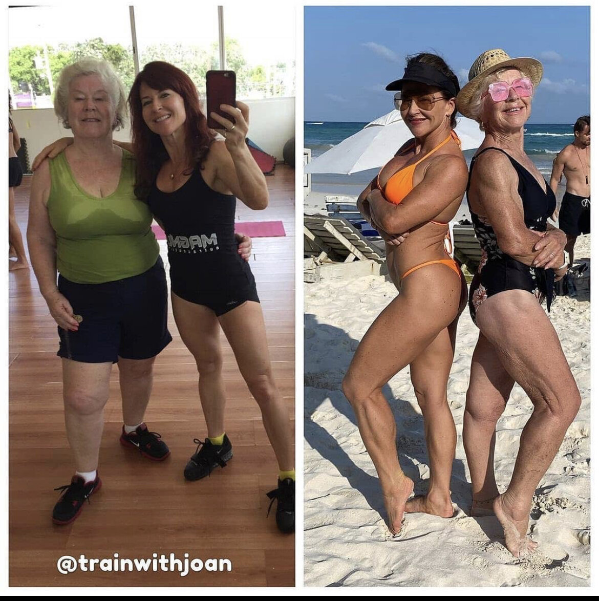 На обоих фото вес у женщин одинаковый Фото взято с Инстограм https://www.instagram.com/p/CLacMijg7U_/?igshid=11k6oup1a4yk