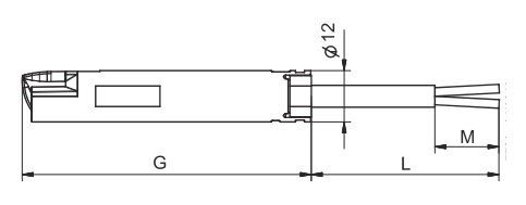 QRB4x-Bxxx без фитингов (G=68 мм)