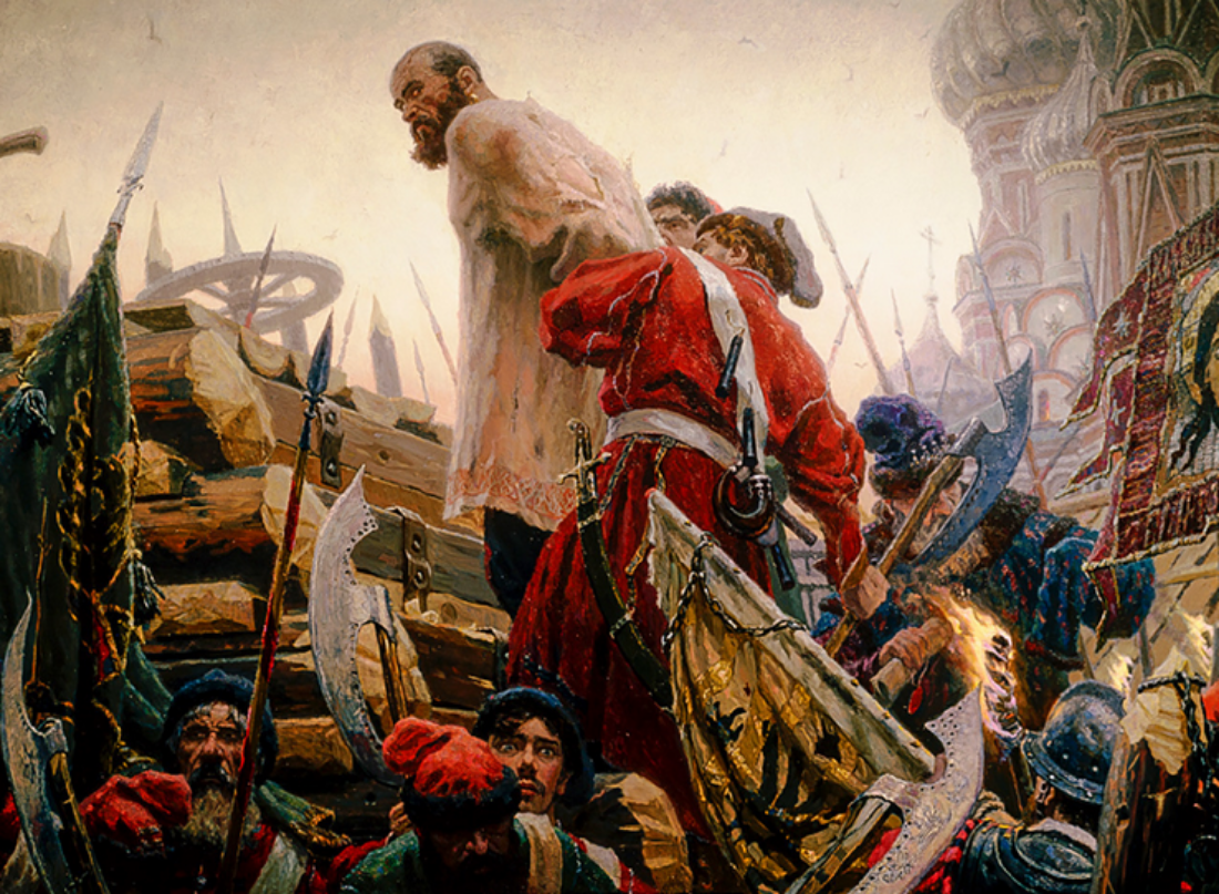 С картины Сергея Кириллова "Степан Разин"