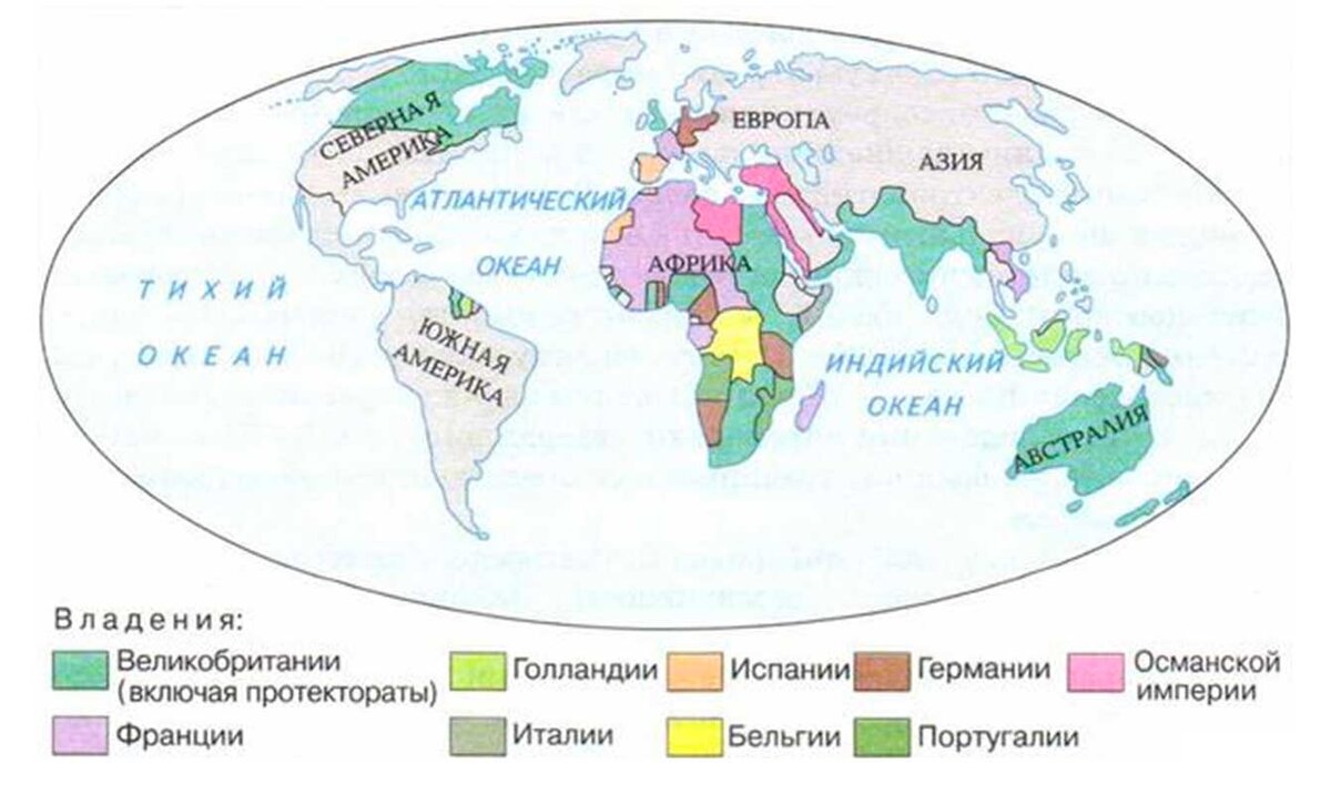 колонии в мире