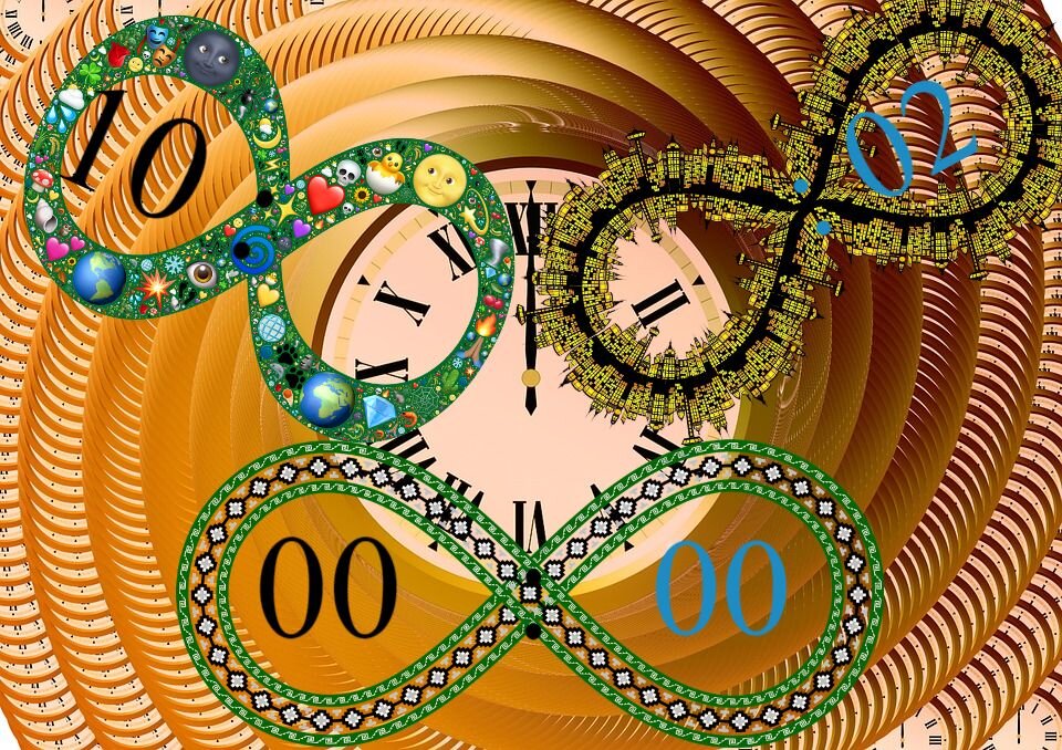 Значение повторяющихся двойных цифр на часах. Коллаж автора