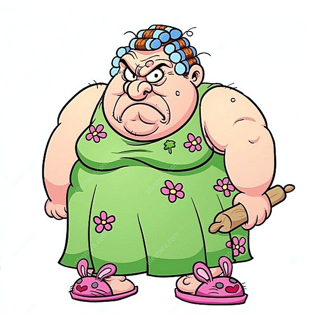 И стала Катерина выглядеть примерно так... Лишний вес, неопрятный вид и вечно плохое настроение. Но Гене же по-кайфу... Значит все норм)))