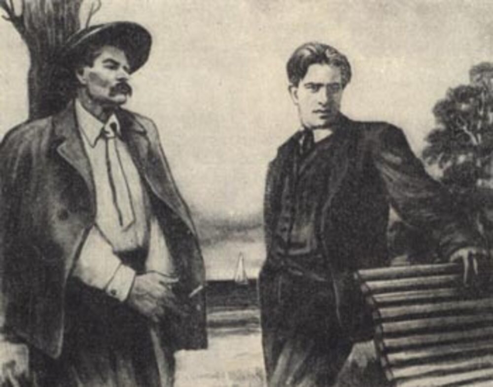 Как чехов и горький относятся к прокурору. Маяковский и Горький в Финляндии. Чехов, Маяковский и Горький.