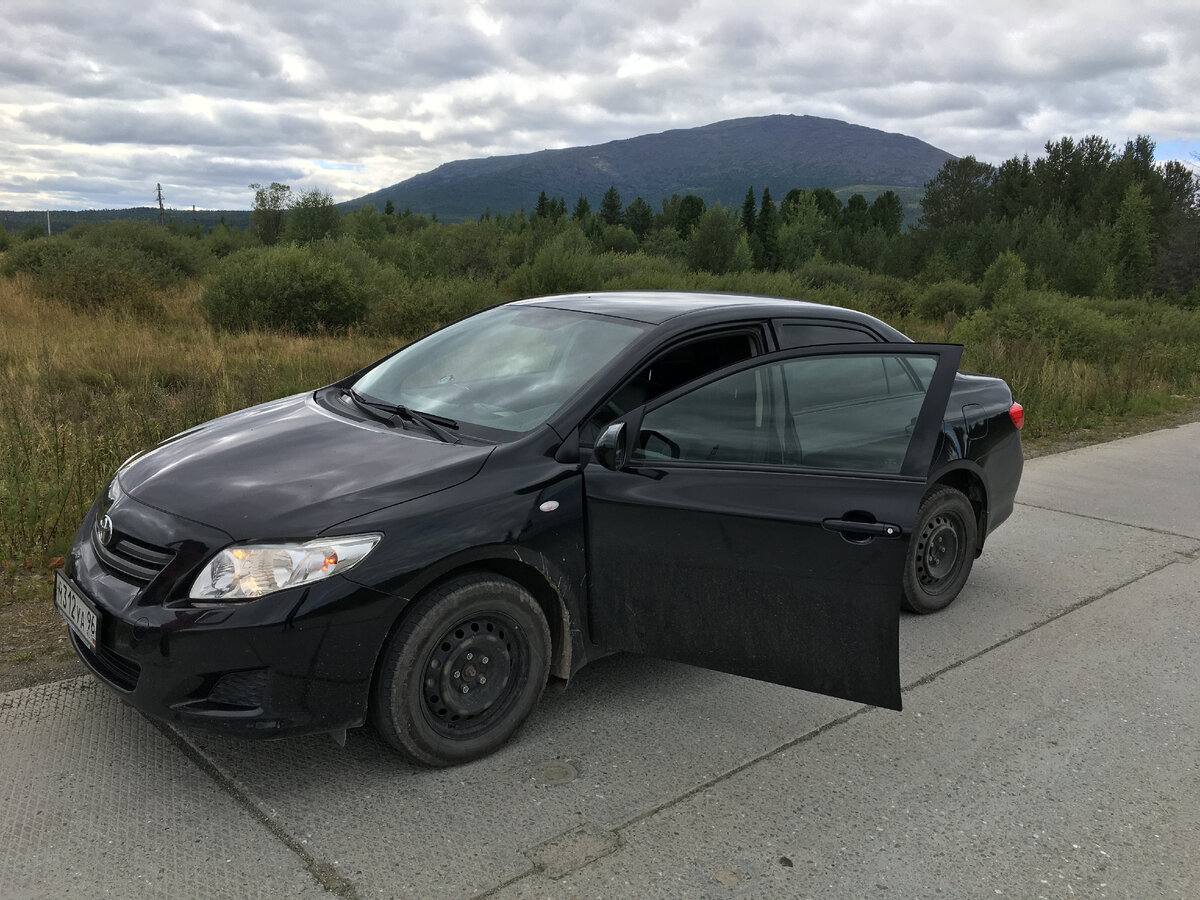 Моя Toyota Corolla 2008 года выпуска 1,4 МКПП 