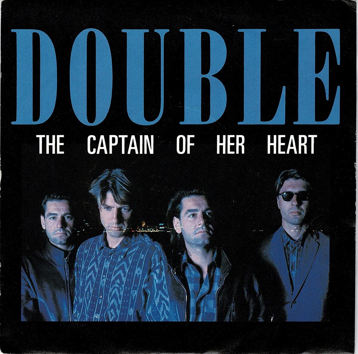 Обложка европейского сингла  "The Captain Of Her Heart" швейцарского дуэта Double