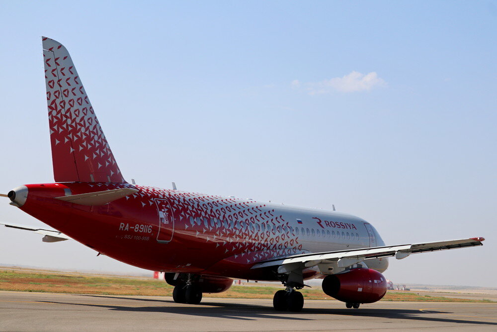 Суперджет в 2021 году стал доминирующим типом в авиакомпании "Россия" 