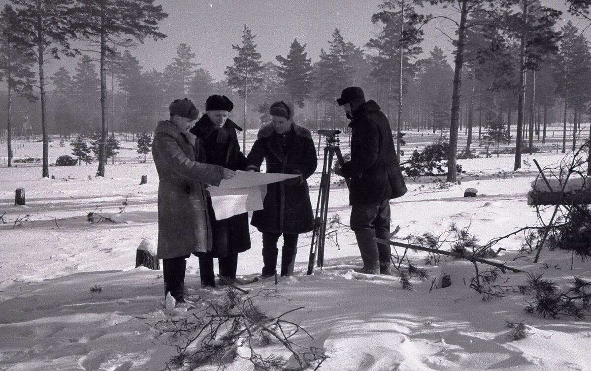 Так выглядело начало большой стройки