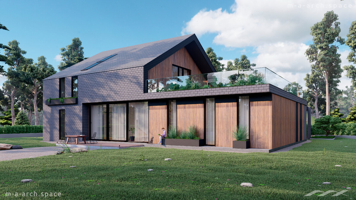 Типовой проект в стандарте пассивного дома для Московской области