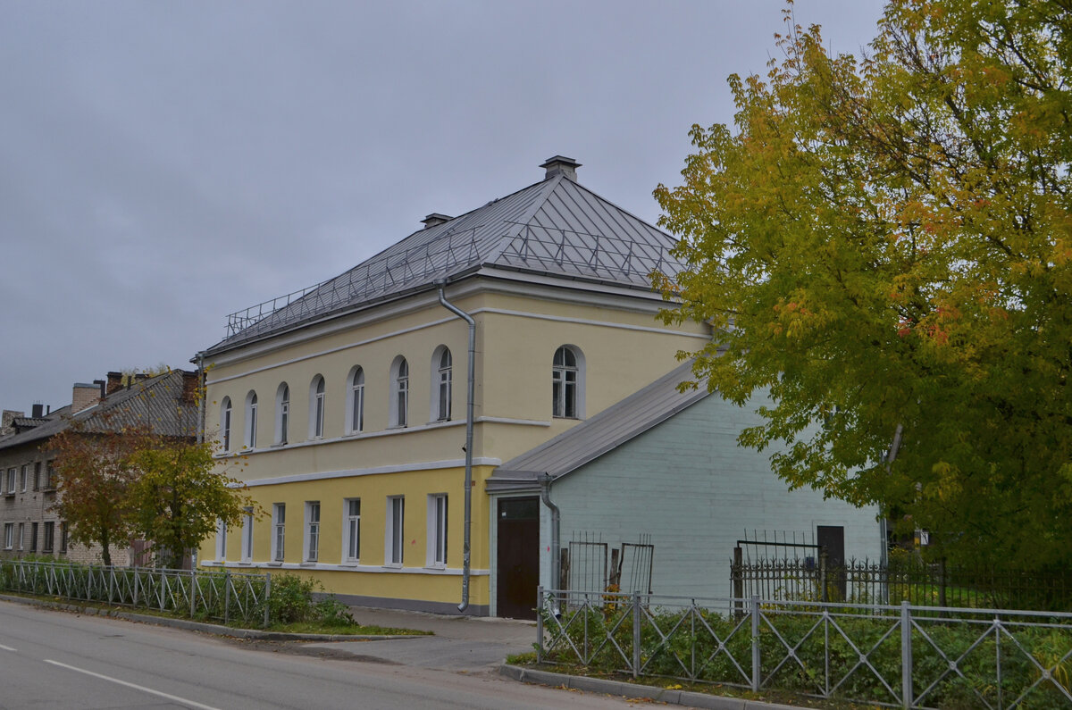 Застройка Порхова в центре