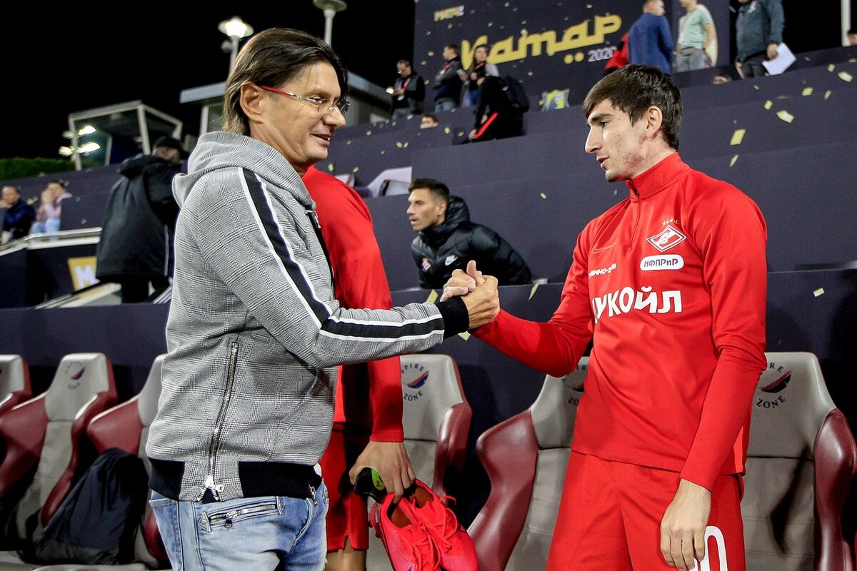 Леонид Федун и Зелимхан Бакаев. Источник фото: spartak-msk.ru