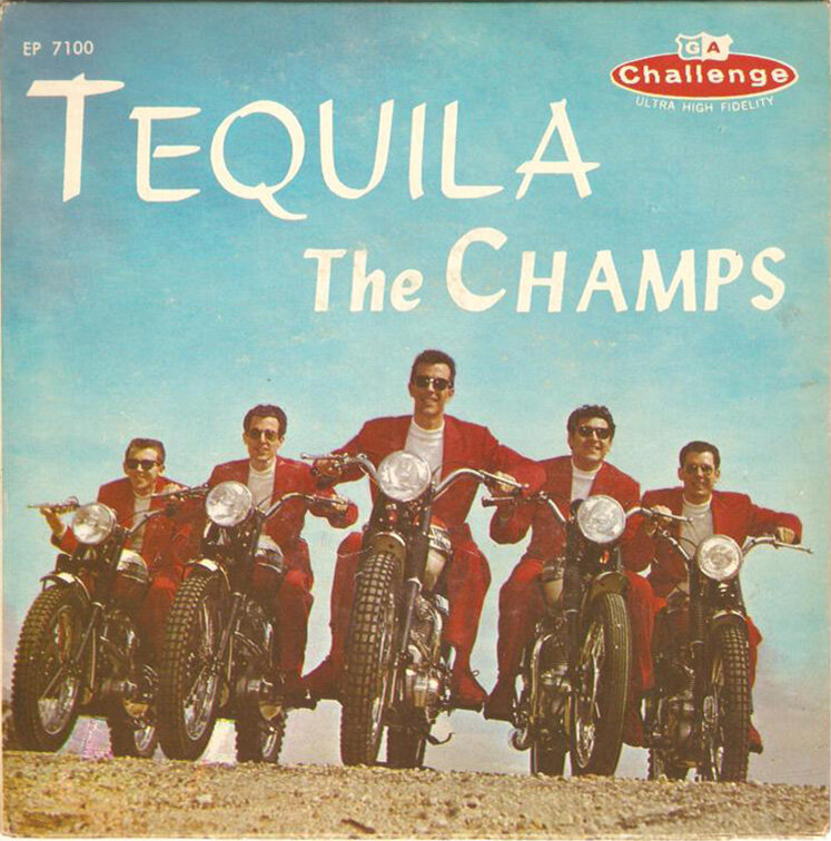 Обложка сингла "Tequila" американской рок-н-рольной группы The Champs