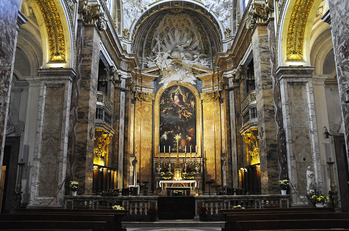 Церковь Луиджи деи Франчези. https://st.ilfattoquotidiano.it/wp-content/uploads/2020/03/01/san-luigi-dei-francesi.jpg