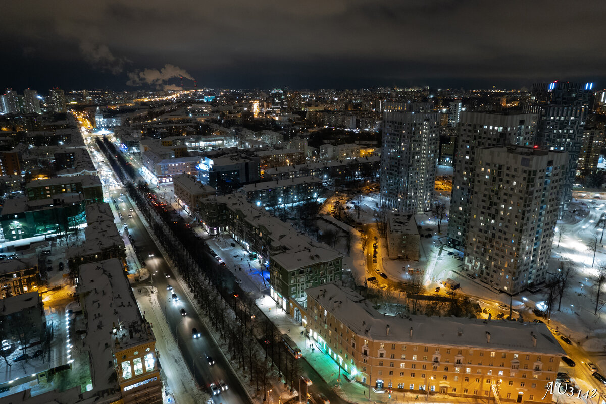 Пермь ночная.. Пикабу