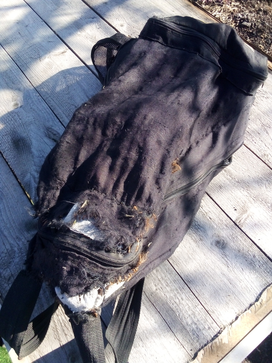 Материал тонкий,при зацепах за ветки легко рвется.