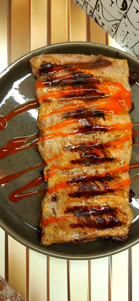 Свиные рёбра 50 на 50