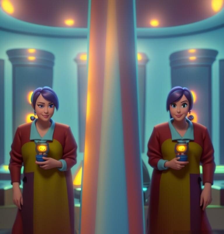 Двойное фото моё |  Зеркальное изображение 