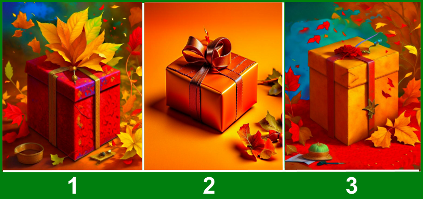 Выберите один осенний подарок 