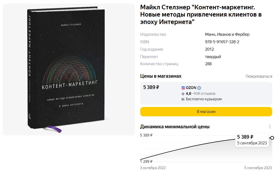 Книги за такие деньги я никогда не покупаю