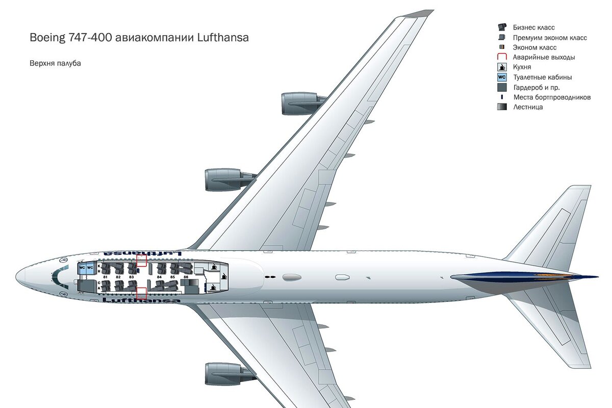 Боинг расположение кресел боинг 747