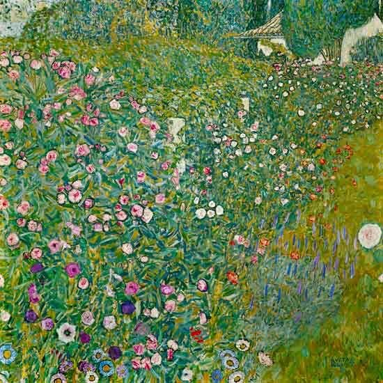 Густав Климт  Пейзаж с итальянским садом. Gustav Klimt - Italian Garden Landscape