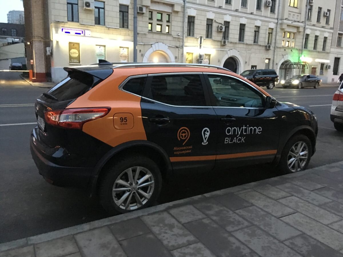 Nissan Qashqai каршеринг