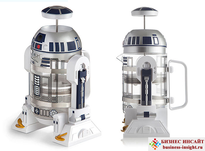 Кофейный (чайный) френч-пресс в виде робота R2-D2