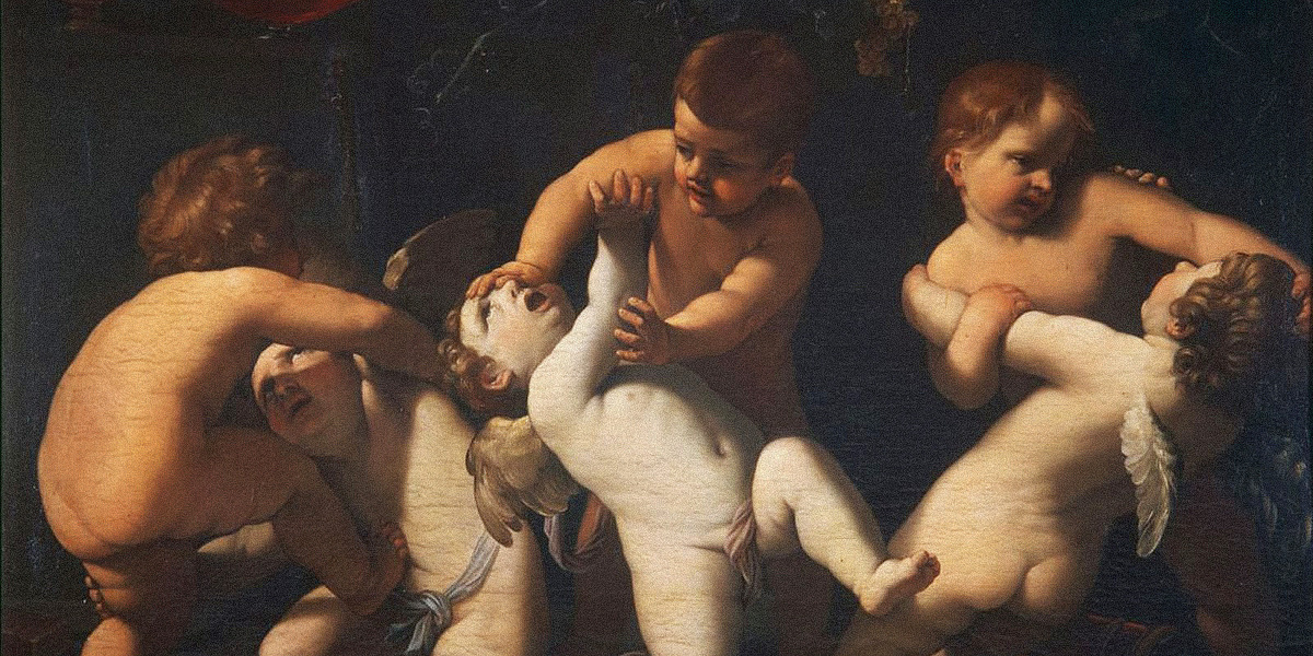Гвидо Рени. «Битва путти». Ок. 1625. Galleria Doria Pamphilj