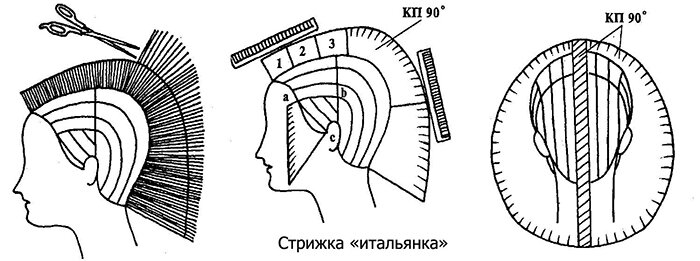 Мужская стрижка итальянка - фото работ мастеров на сайте webmaster-korolev.ru