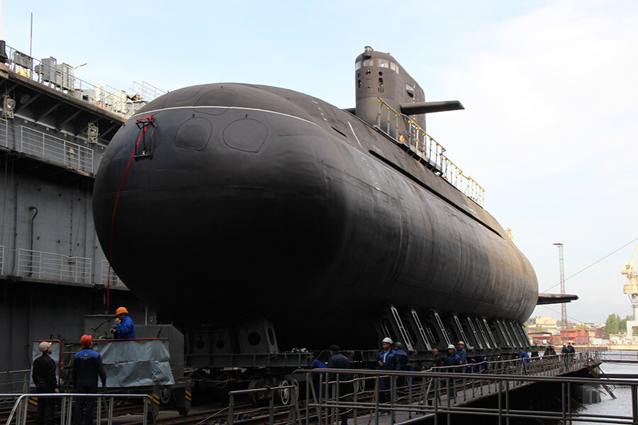 Спуск на воду ДЭПЛ "Кронштадт" / Фото: ТГД