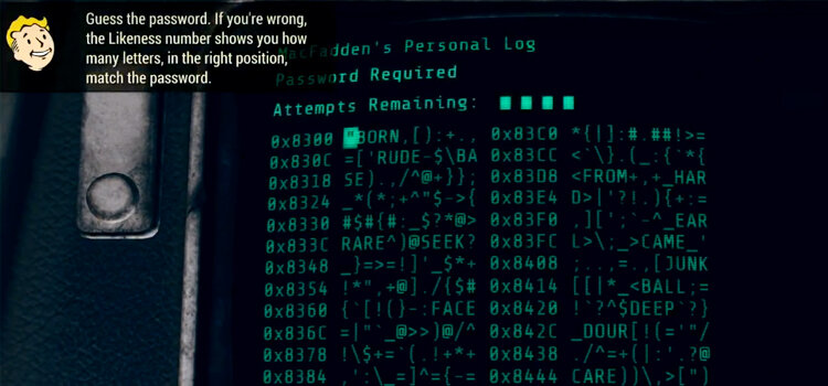 Бета Fallout 76 - взлом паролей