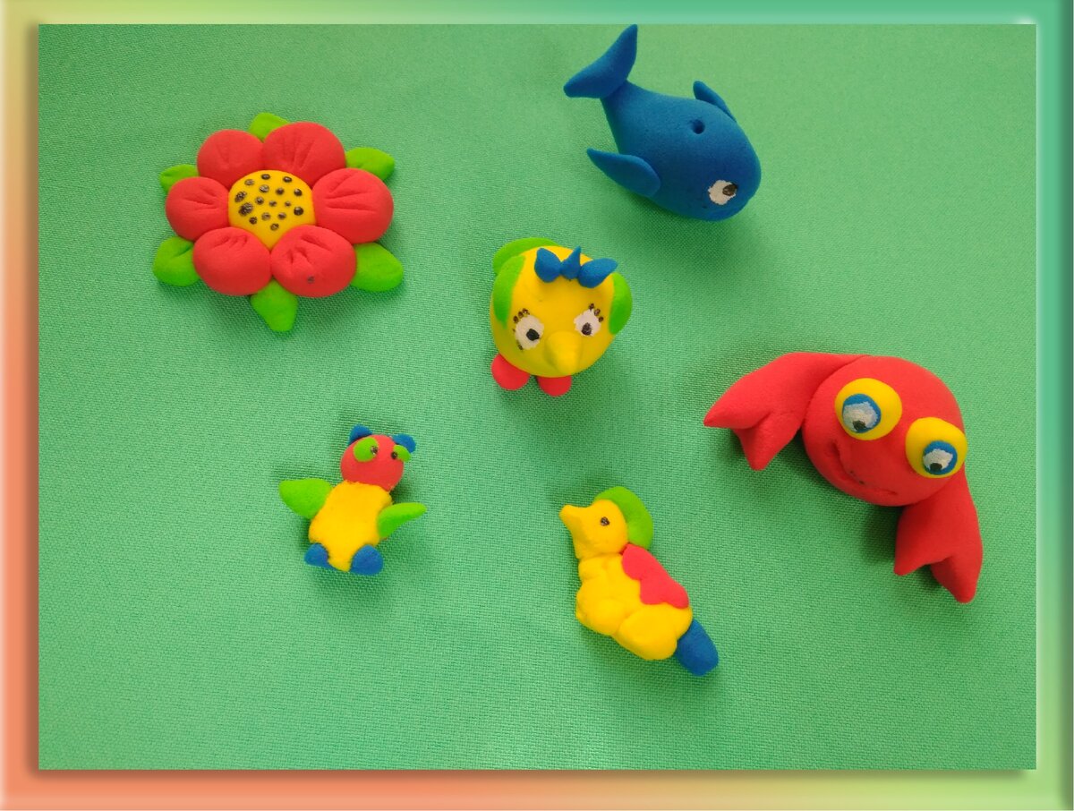 Фигурки из мягкого пластилина