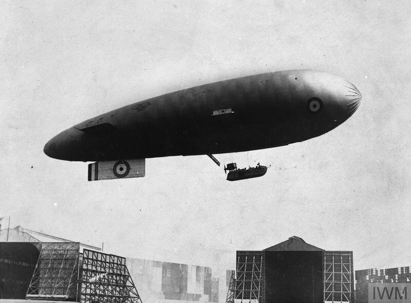 Британский разведывательный дирижабль. Фото: iwm.org.uk
