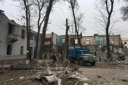  Руины дома №40 в Гидролизном городке. Фото "Ферганы"