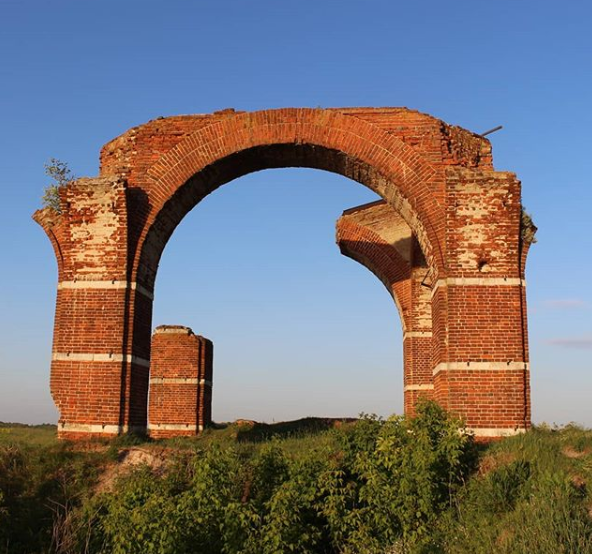 Руины Борисоглебского собора