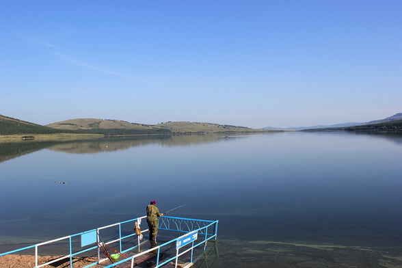 Озеро Култубан. Фото Pikabu