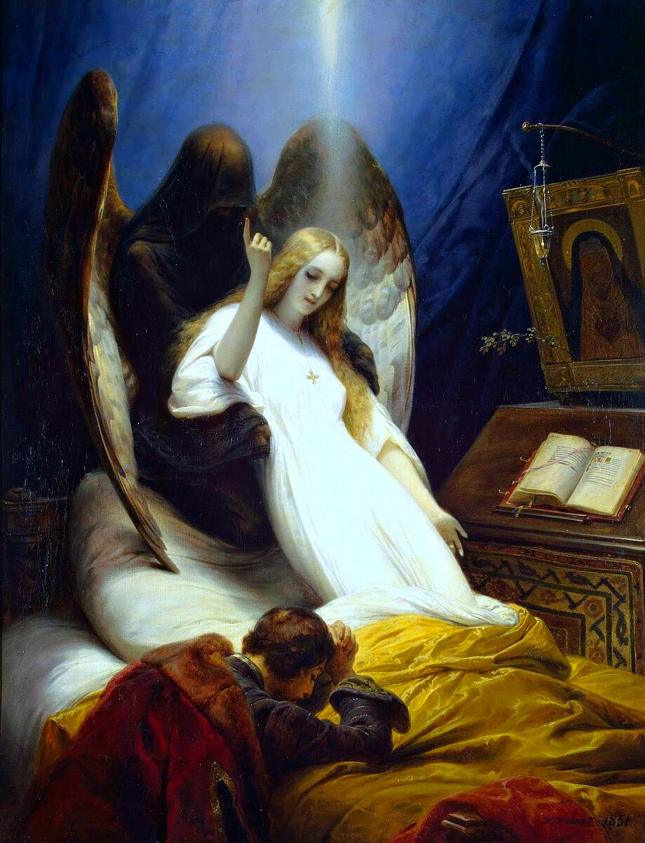 Horace Vernet (1789-1863), "Ангел смерти"