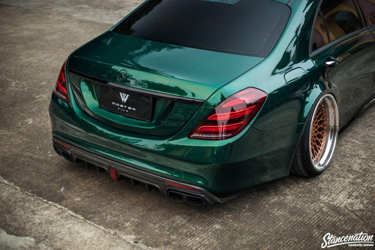 Mercedes e63 Green