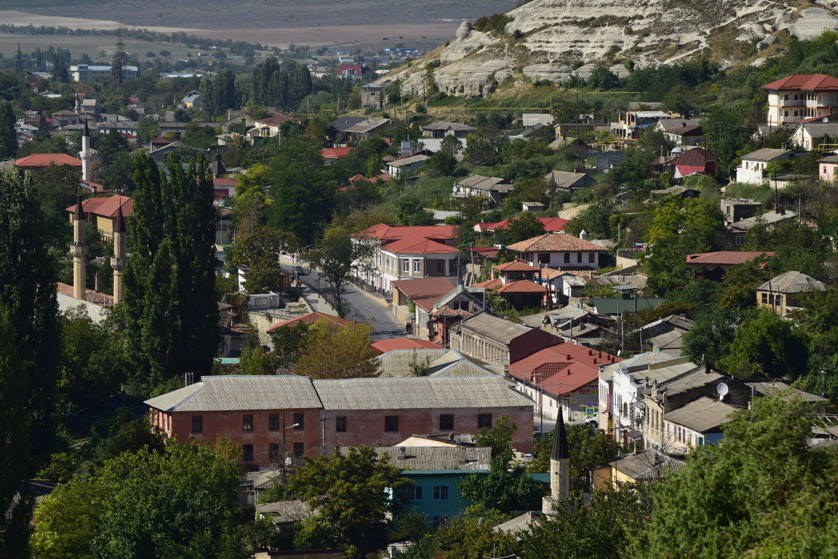 Вид на старый город. Бахчисарай.