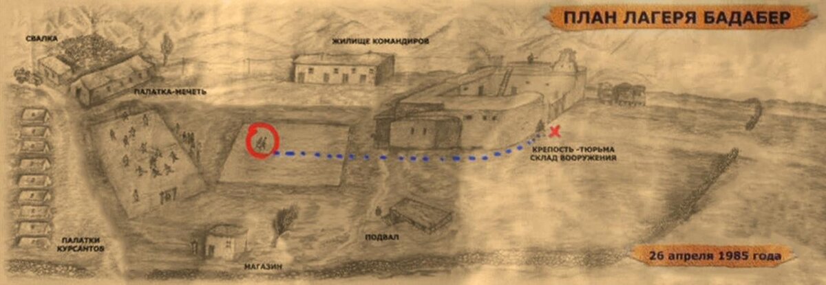 Рис. 1. План лагеря