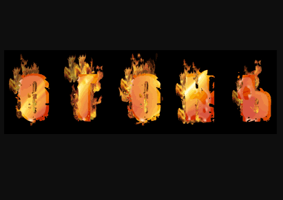 Анимированная надпись