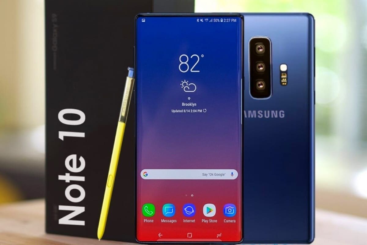  Samsung Galaxy Note 10 с тройной камерой на изображении выглядит потрясающе 