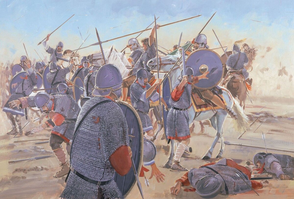Римляне в 5-м веке чаще сражались друг с другом, чем с варварами. Источник: Яндекс.Картинки